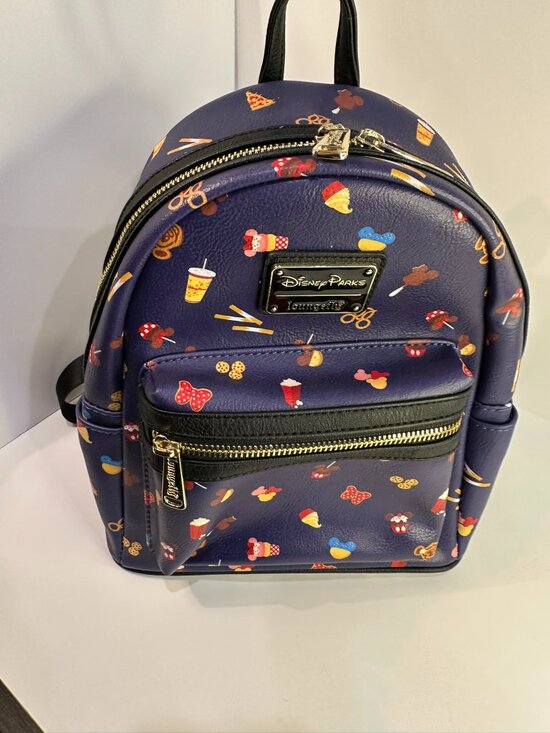 Loungefly Disney Parks Snack Print Mini Backpack Popcorn Treats main image 6